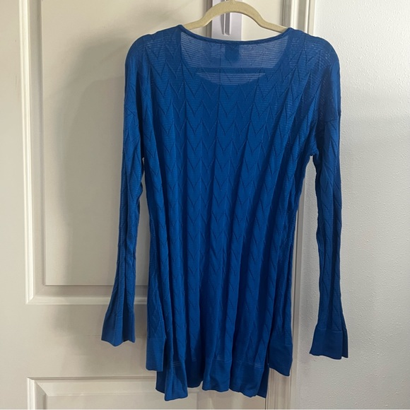 Vintage Missoni Cobalt Blue Tunic Sweater size 4 - Picture 2 of 8